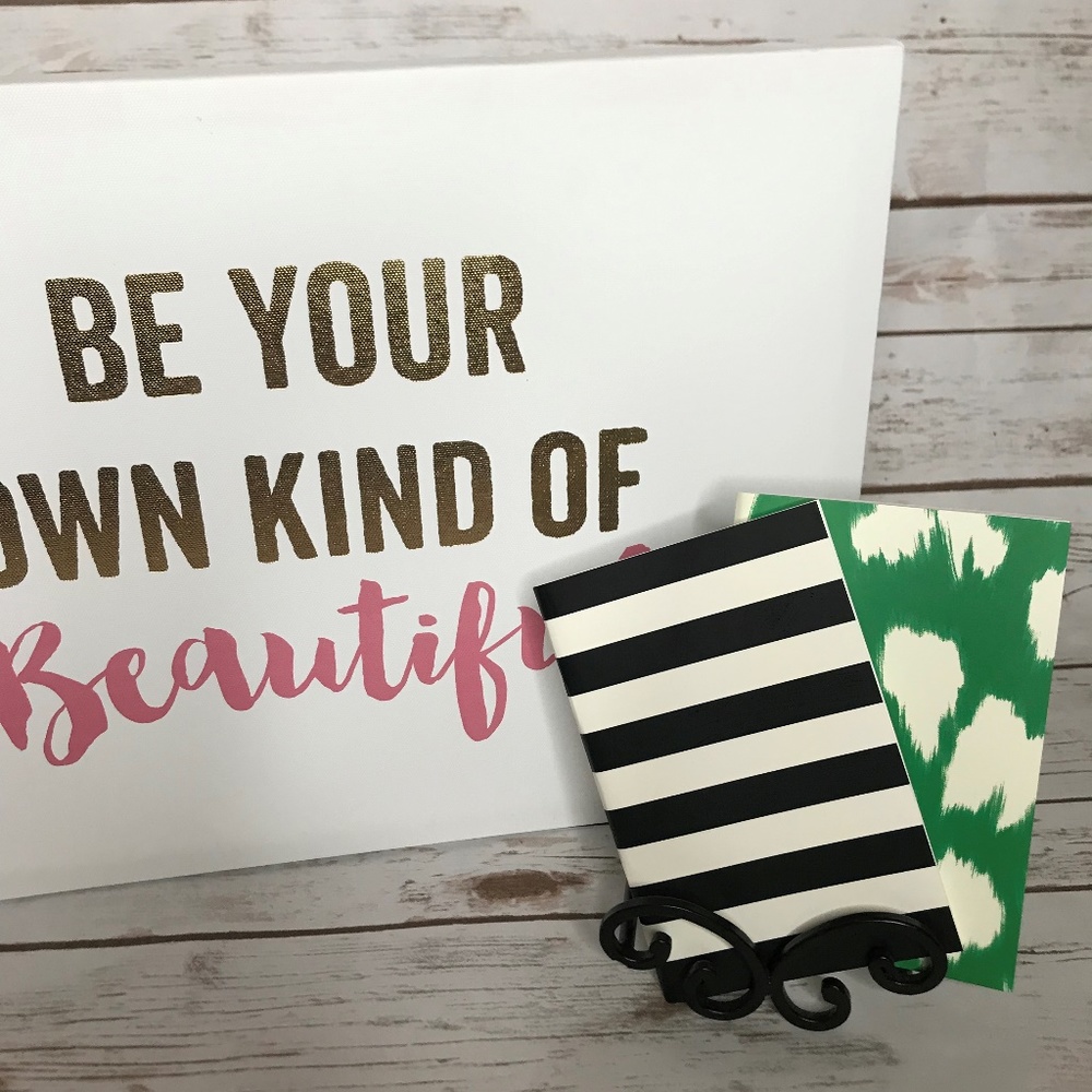 Kate Spade Painterly Cheetah Notebook Set
